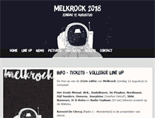 Tablet Screenshot of melkrock.com